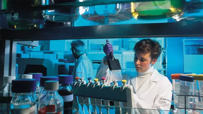 scientist working in colorful lab_2
