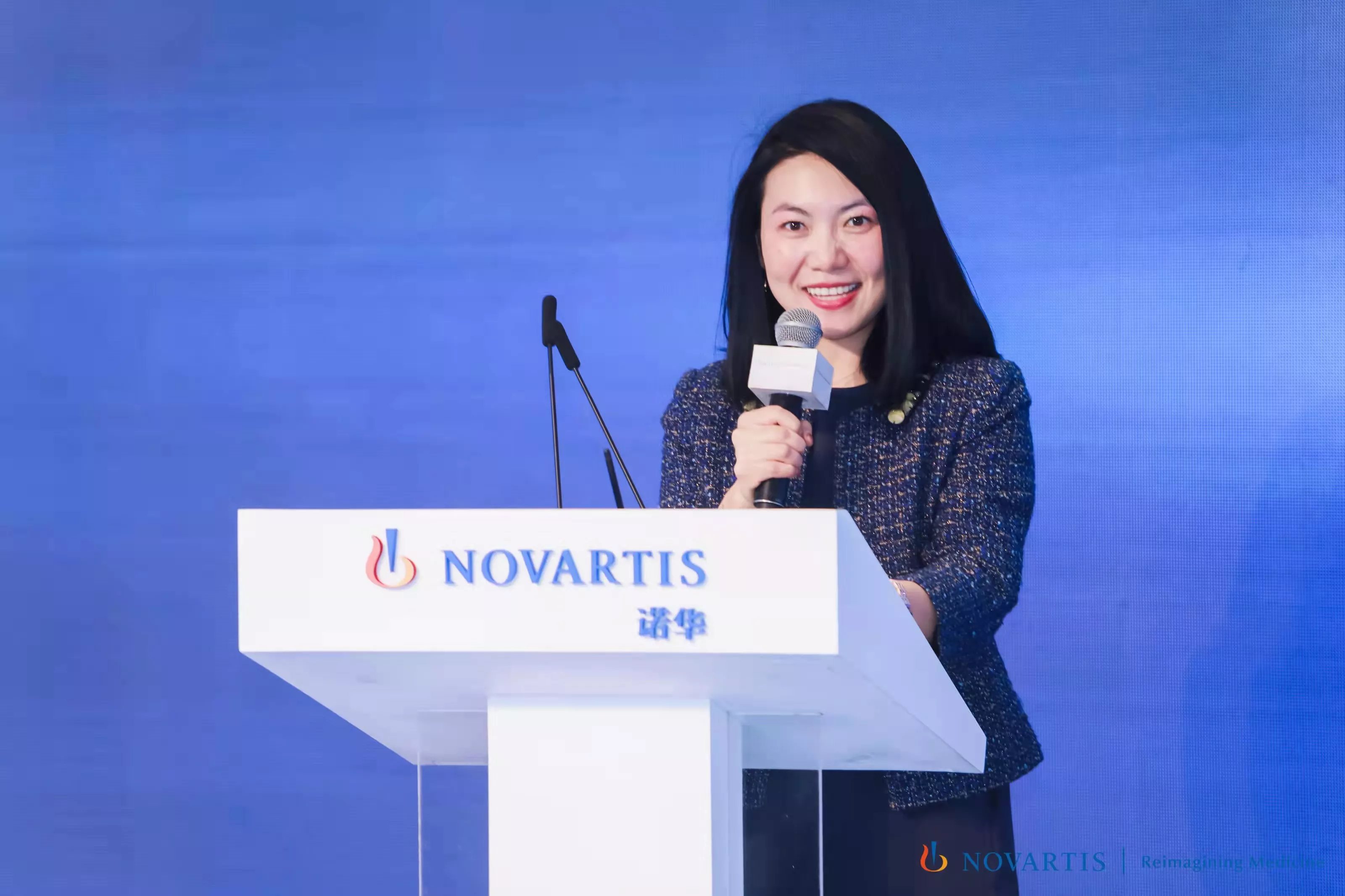 诺华制药(中国)业务模式转型推动及数字化团队负责人刘佳辉女士致辞 诺华制药(中国)业务模式转型推动及数字化团队负责人刘佳辉女士致辞