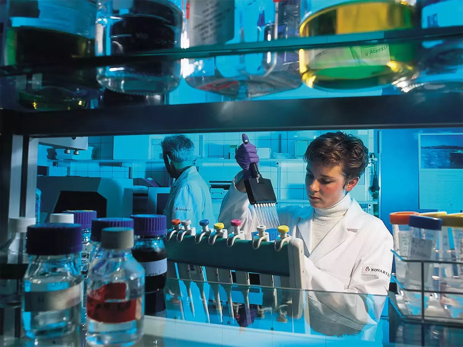 scientist-working-in-colorful-lab