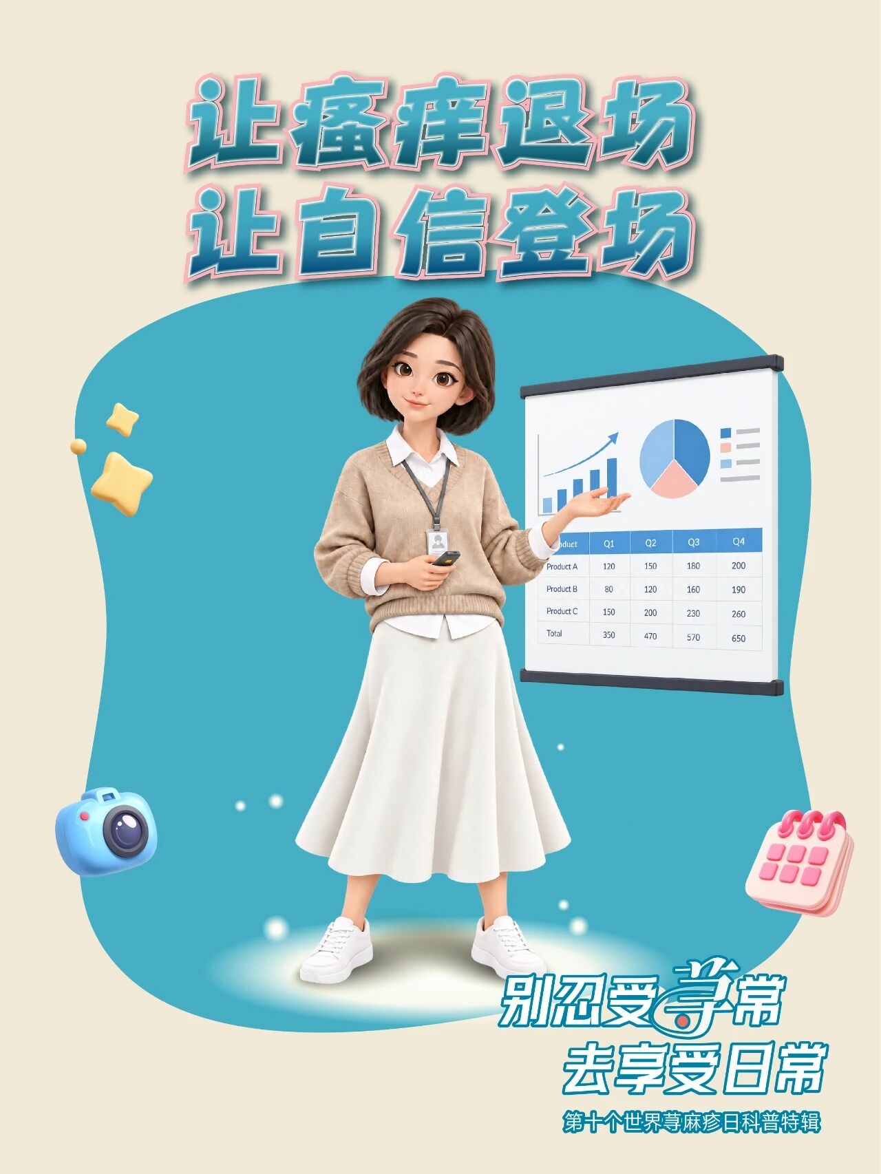 世界荨麻疹日｜让瘙痒退场，让自信登场配图1